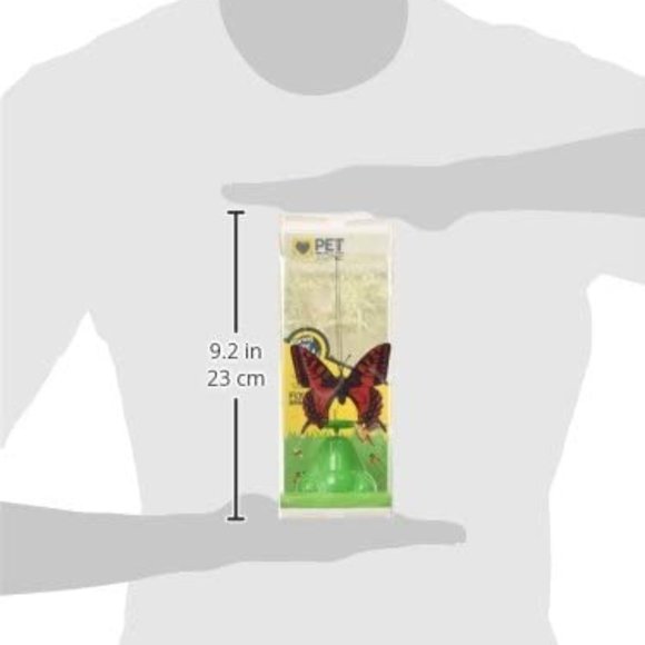 Fly By Spinner Butterfly Interactive Cat Toy Flying Fluttering New in Box - Picture 2 of 6